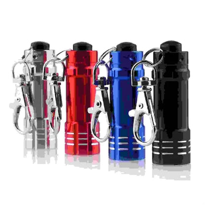 Gift Pocket Aluminum Mini LED Flashlight With Key Chain