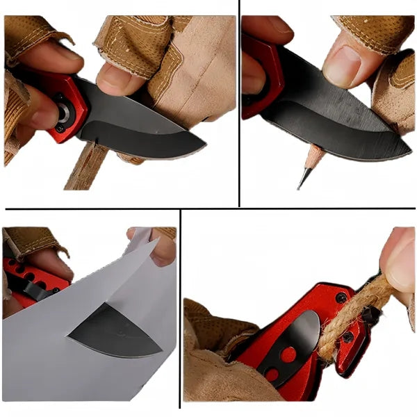 Portable Multifunctional Folding Stainless Steel Knife