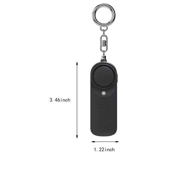 Emergency security protection lighting safety alarm keychain