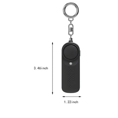 Emergency security protection lighting safety alarm keychain