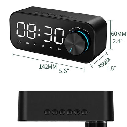LED Bluetooth Speaker with Alarm Clock