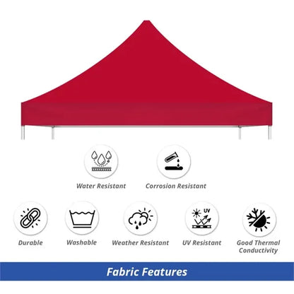 Red Canopy Tent Package (Topper + Frame)