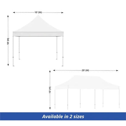 White Canopy Tent (Topper + Frame)