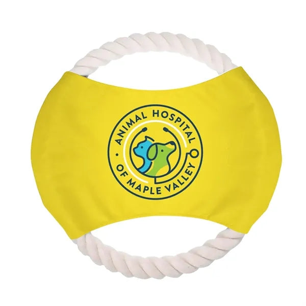 Full Color Fido Flier Dog Rope Toy