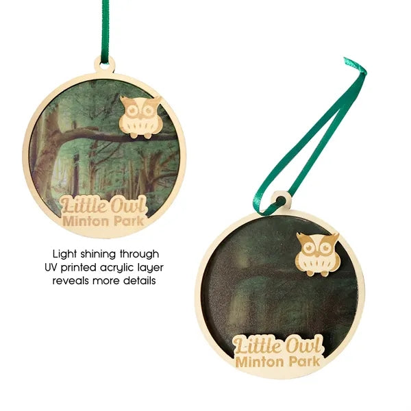 Suncatcher Layered Wood Ornament