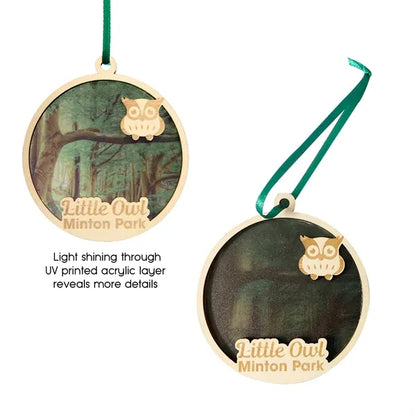 Suncatcher Layered Wood Ornament