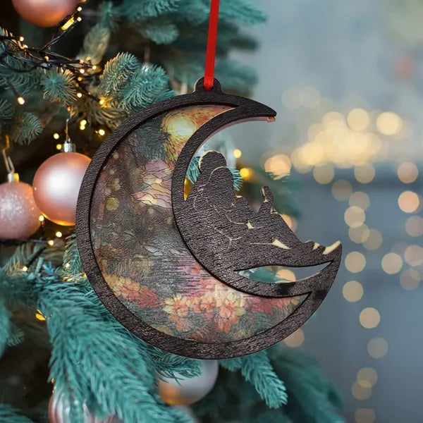 Suncatcher Layered Wood Ornament