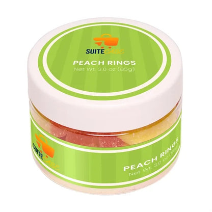 Albanese Gummi Peach Rings: Small Jar