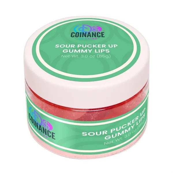 Jelly Belly Sour Pucker Lips: Small Jar