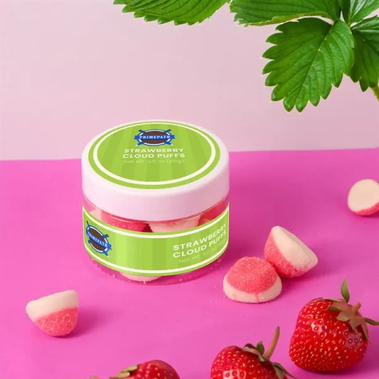 Small Jar Strawberry Cloud Puffs