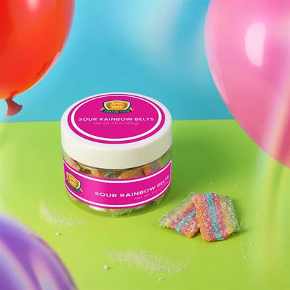 Small Jar Sour Rainbow Belts