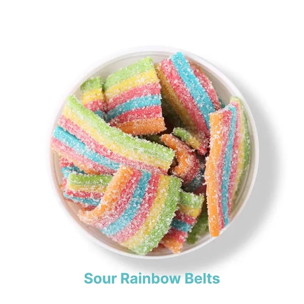 Small Jar Sour Rainbow Belts