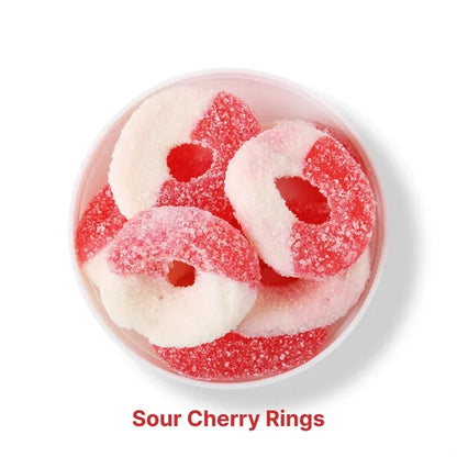 Small Jar Sour Cherry Rings