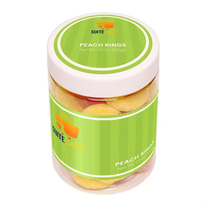 Albanese Gummi Peach Rings: Large Jar