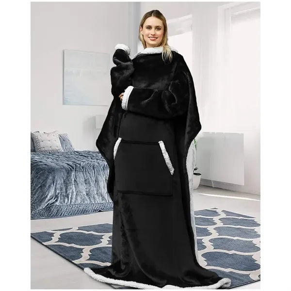 TV Blanket with Sleeves
