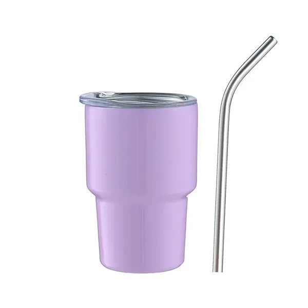 3oz Tumbler Shot Glass with Lid & Straw
