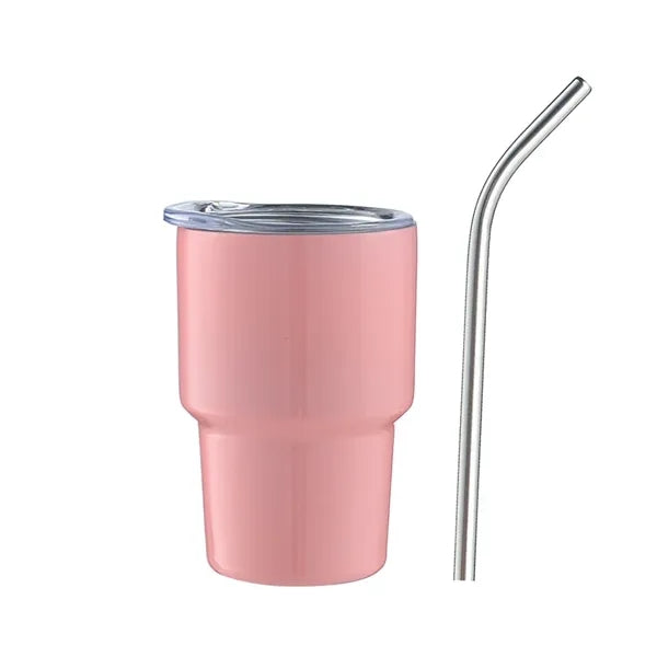 3oz Tumbler Shot Glass with Lid & Straw