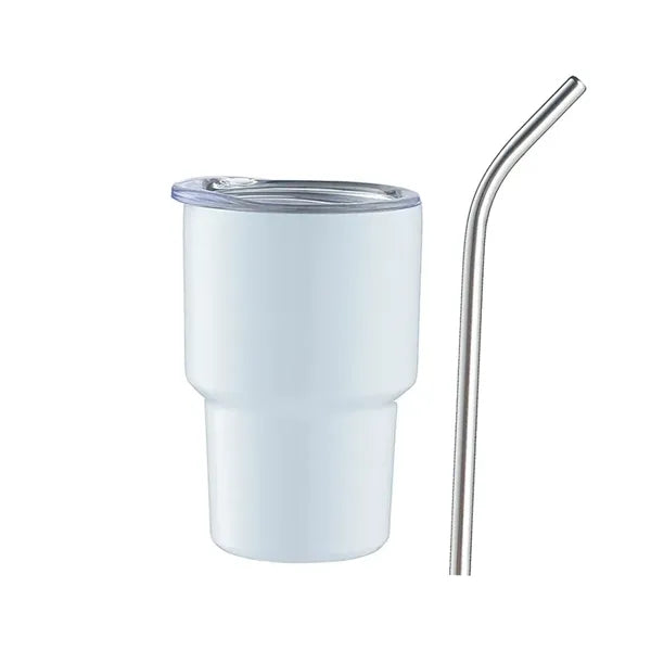 3oz Tumbler Shot Glass with Lid & Straw