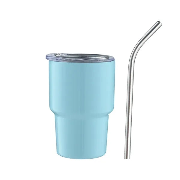 3oz Tumbler Shot Glass with Lid & Straw