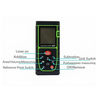 40M Digital Laser Rangefinder Electronic Ruler Infrared Ray