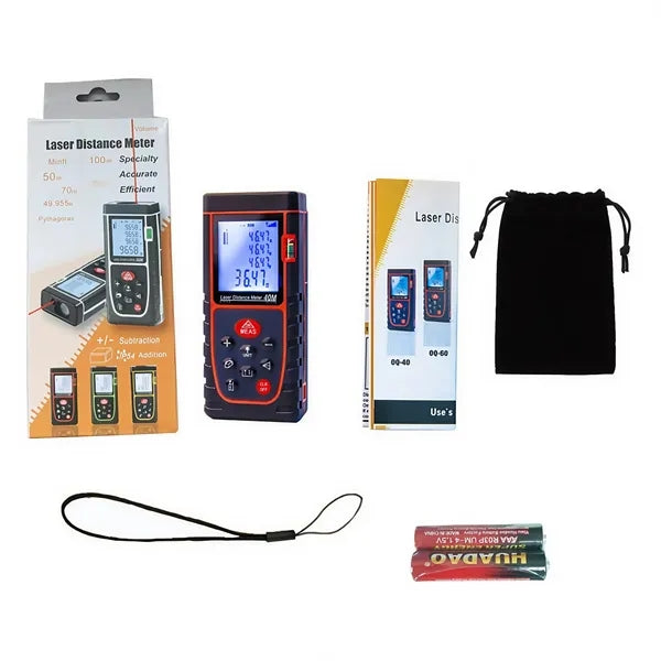 40M Digital Laser Rangefinder Electronic Ruler Infrared Ray