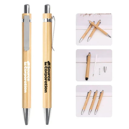 Eco friendly bamboo ballpoint pen