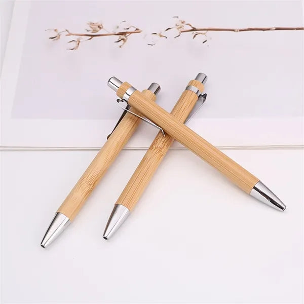 Eco friendly bamboo ballpoint pen