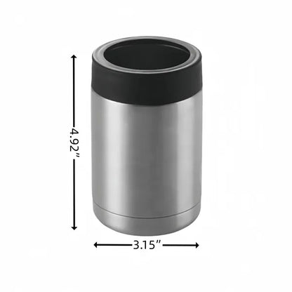 12oz Custom Stainless Steel Insulated Can Beer Cooler Holder