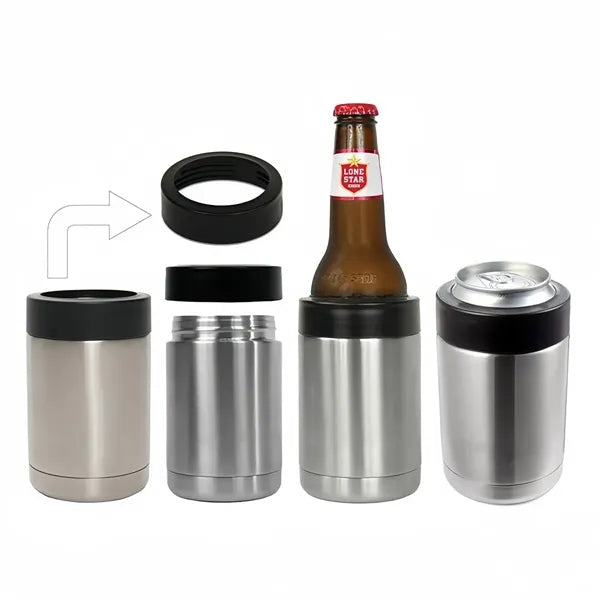 12oz Custom Stainless Steel Insulated Can Beer Cooler Holder