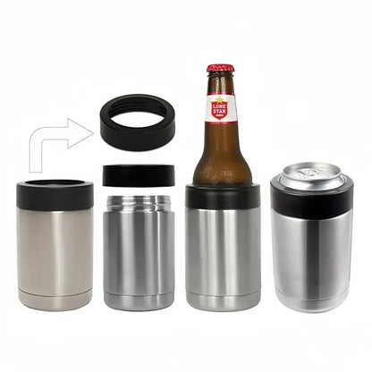 12oz Custom Stainless Steel Insulated Can Beer Cooler Holder