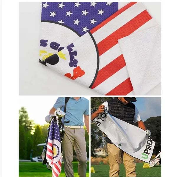 Magnetic Microfiber Golf Towel