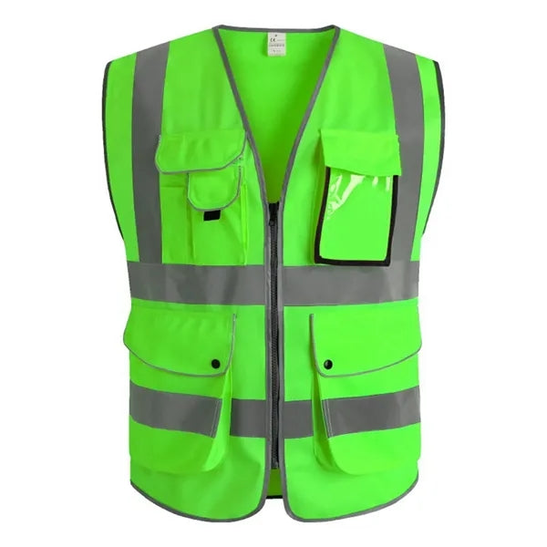 High Visibility Polyester Reflective Safety Vest