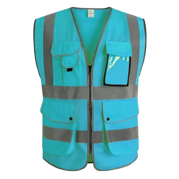 High Visibility Polyester Reflective Safety Vest