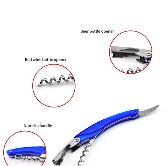 Corkscrew Opener with Knife