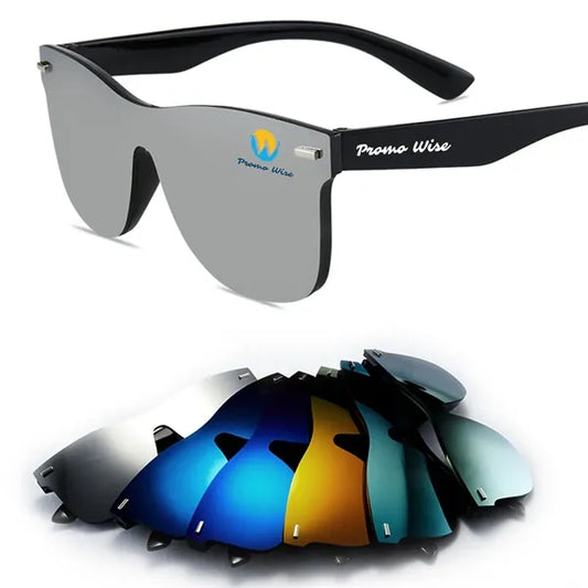Men's One-Piece Frameless Stylish Polarized Sunglasses