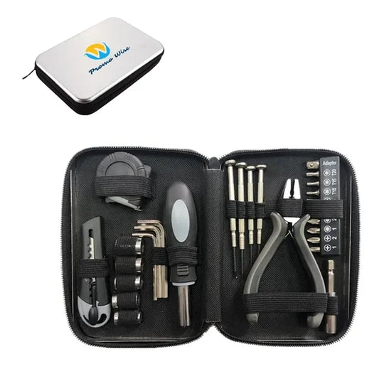 Tin Box 27-Piece Hardware Tool Gift Set