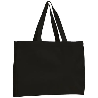 12 oz. Cotton Canvas Gusset Tote Bag (15"x12"X4")