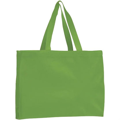 12 oz. Cotton Canvas Gusset Tote Bag (15"x12"X4")