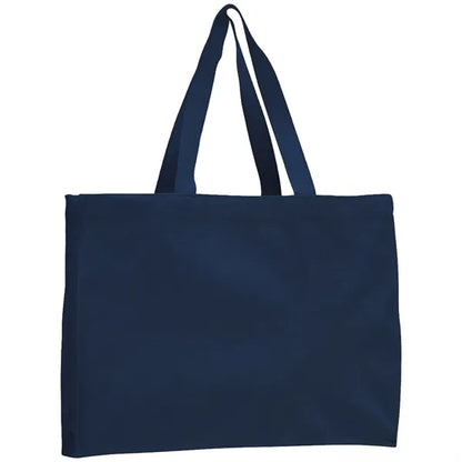 12 oz. Cotton Canvas Gusset Tote Bag (15"x12"X4")