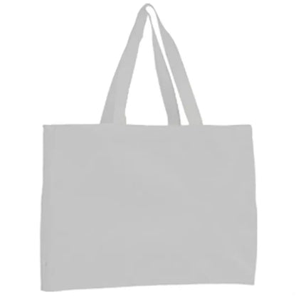 12 oz. Cotton Canvas Gusset Tote Bag (15"x12"X4")
