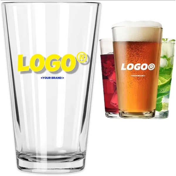16 oz. Classic Ale Pint Glass for Craft Beer Solid Cup