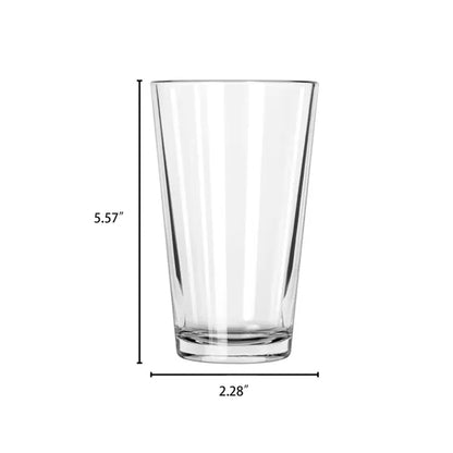 16 oz. Classic Ale Pint Glass for Craft Beer Solid Cup