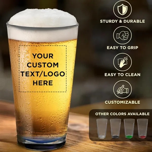 16 oz. Classic Ale Pint Glass for Craft Beer Solid Cup