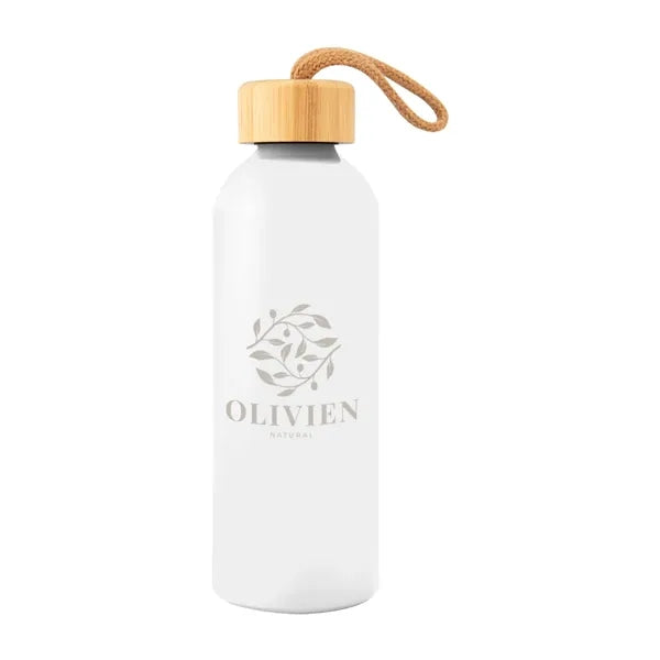 25 Oz. Blaire Recycled Aluminum Bottle With Bamboo Lid