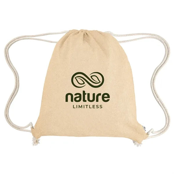 Nicole Recycled Cotton Drawstring Bag