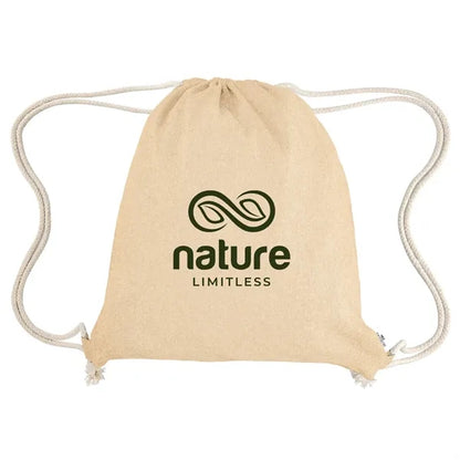 Nicole Recycled Cotton Drawstring Bag