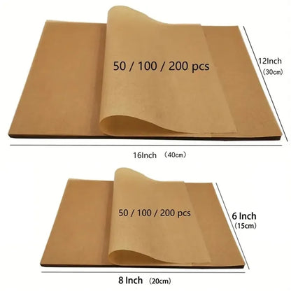 Deli Wax Paper Liners Greaseproof Wrapping Multiple Styles