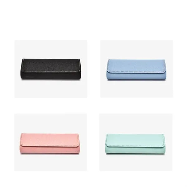 Leather Glasses Case Hard Shell