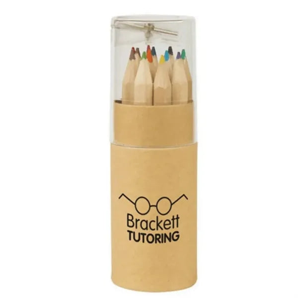 12-Color Pencil Set With Sharpener