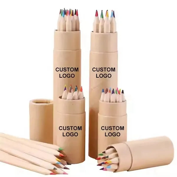 12-Color Pencil Set With Sharpener